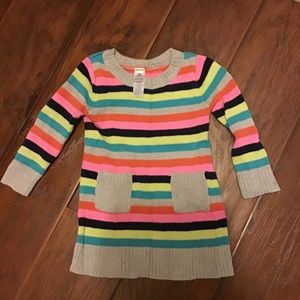 Lot of carters 2t sweater dress and 2 leggings